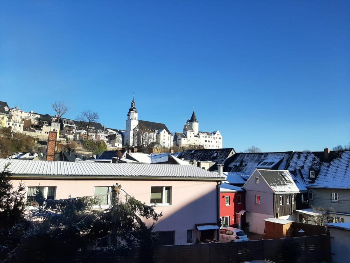 Ferienwohnung Alte Stepperei Schwarzenberg  Buitenkant foto